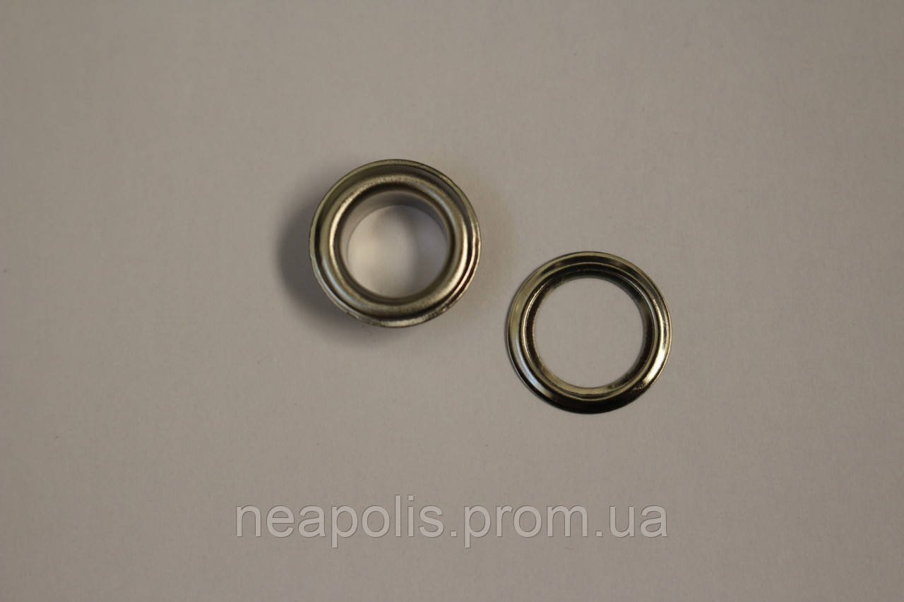 Люверсы никелированные для интерьера, диаметр 10 мм - фото 2 - id-p181188124