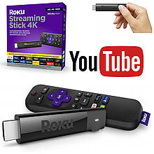 Медіаплеєр, смарт ТВ-приставка Roku Streaming Stick 4K