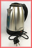 Хороший электрический чайник Sea K1L2M, Электрочайник металлический, Электрочайник нержавейка,Тихий чайник