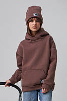 Теплий   худі на флісі + шапка для дітей