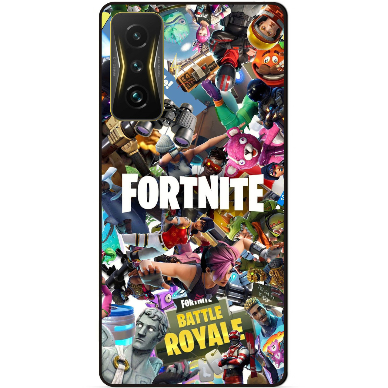 Силіконовий чохол бампер для Xiaomi Poco F4 GT з картинкою Fortnite Фортнайт