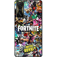 Силіконовий чохол бампер для Xiaomi Poco F4 GT з картинкою Fortnite Фортнайт