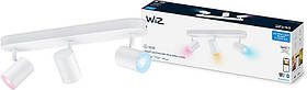 WiZ Світильник точковий накладний розумний IMAGEO Spots, 3х5W, 2200-6500K, RGB, Wi-Fi, білий