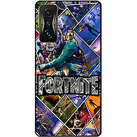 Силіконовий чохол бампер для Xiaomi Poco F4 GT з картинкою Фортнайт Fortnite