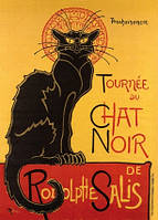 Листівка Tournee du Chat Noir, 1896. Théophile-Alexandre Steinlen