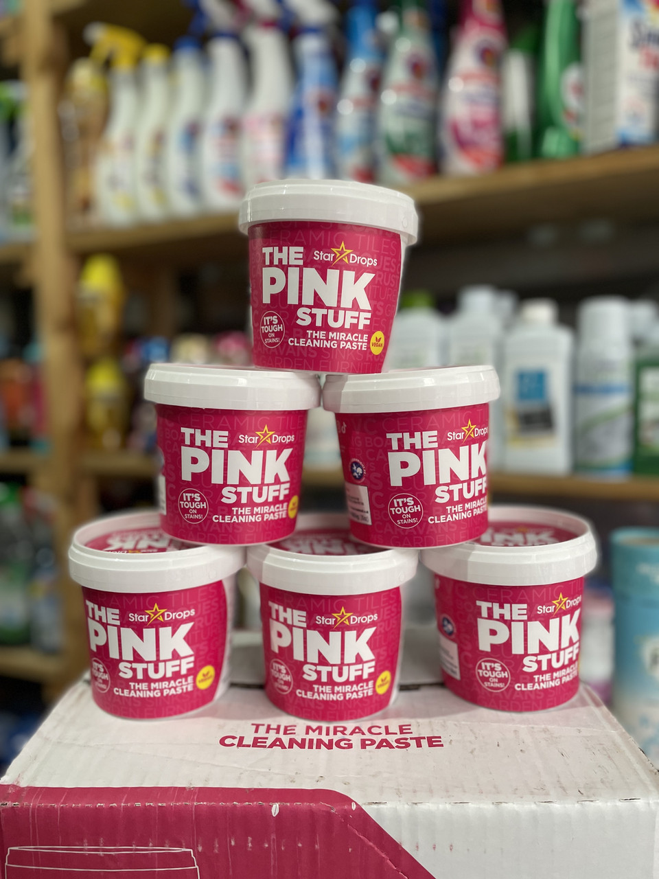 Універсальна паста для прибирання The Pink Stuff The miracle cleaning paste 850г, фото 1