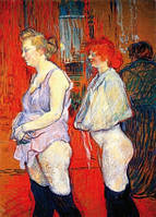 Листівка A Inspecao Medica, 1894. Henri de Toulouse Lautrec