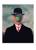 Листівка Le Fils de l'Homme II, 1964. Rene Magritte