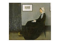 Листівка Arrangement in Grey and Black No. 1 / Whistler's Mother, 1879. James McNeill Whistler