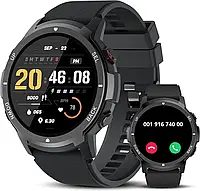 Чоловічий смарт-годинник IDEALROYAL S52, смарт-годинник 1,39 дюйма з дзвінками через Bluetooth, монітором