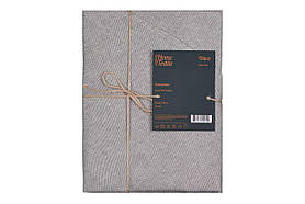 ARDESTO Скатертина Oliver, сірий, D-136см, 100% бавовна