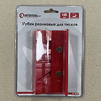 Губки резиновые для тисков 100 мм, магнитные INTERTOOL HT-0098