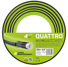 Cellfast Шланг садовий QUATTRO 1/2”, 25м, 4-х шаровий, до 20 Бар, -10…+50°C