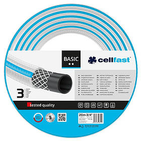 Cellfast Шланг садовий BASIC 3/4' 20м, 3 шари, до 25 Бар, -20…+60°C