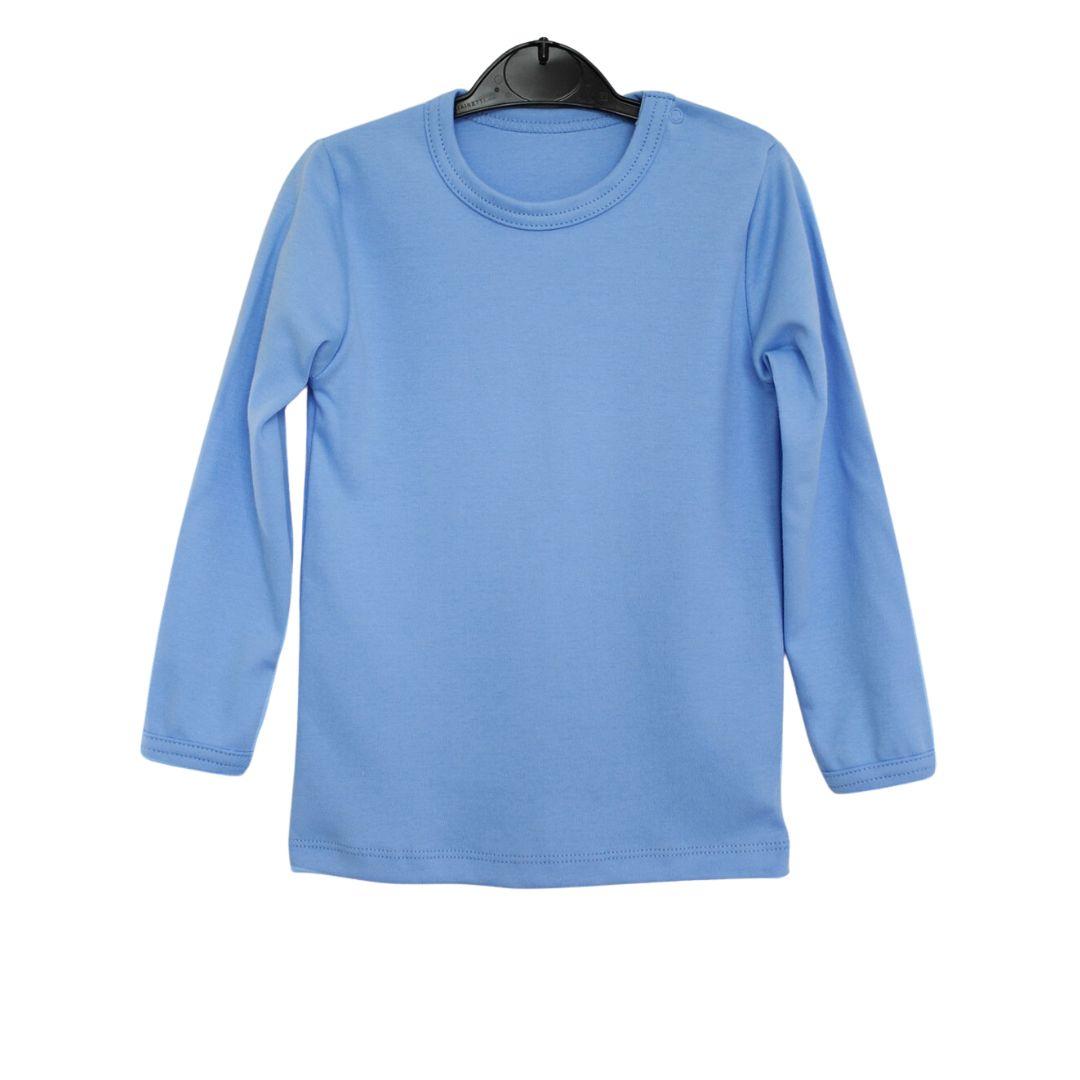 Дитячий лонгслів синій, фото 1
