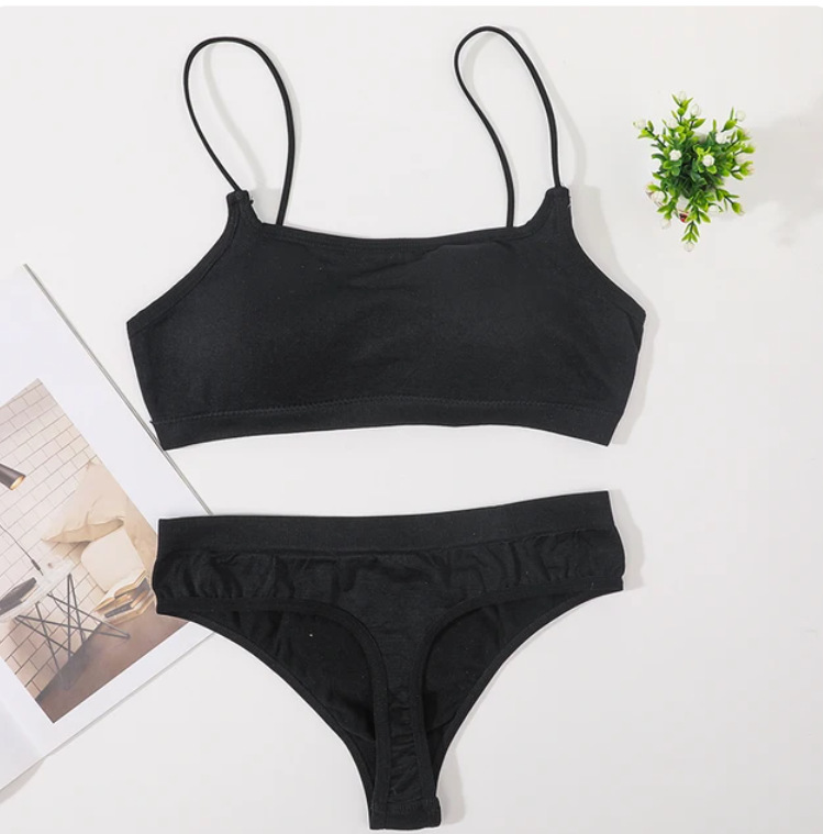 Жіночий спортивний комплект білизни L, Чорний, фото 1