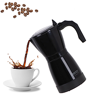 Електрична гейзерна кавоварка Camry CR 4415W Moka на 300мл - 6 чашок еспресо