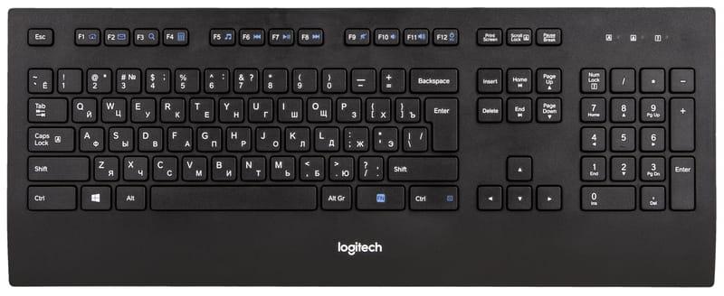 Клавиатура для компьютера Logitech K280 UA Black (черная), с разъемом USB, проводная, мембранная - фото 2 - id-p2067511110