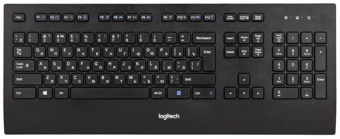 Клавиатура для компьютера Logitech K280 UA Black (черная), с разъемом ...