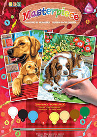 Sequin Art Набір для творчості PAINTING BY NUMBERS JUNIOR-PAIRS Собаки