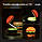 Світильник Акумуляторний Hamburger Lamp Нічник Бездротовий Сенсорний Бургер (00758), фото 3