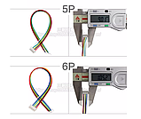 ПВХ кабель 28AWG 60/100мм із роз'ємом JST-ZH1.5 Female (мама),, фото 5