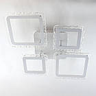 Світлодіодна люстра 75 Вт з підсвічуванням основи з пультом і мобільним додатком колір каркасу білий ESL-21414, фото 3