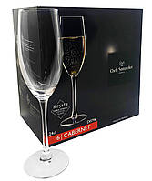 Набор бокалов-флюте C&S Cabernet для шампанского 240 мл 6 шт (D0796) Оригинал