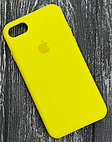 Чехол Silicone Case (AA) для Apple iPhone 7 Желтый/Canary yellow