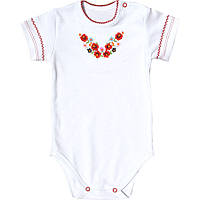 Вишите боді з коротким рукавом