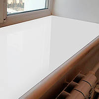 Покрытие силиконовое для подоконника, мягкое стекло белое  45 х 160 см