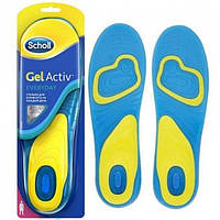 Спортивные ортопедические гелиевые стельки для обуви женские Scholl Gel Activ Everyday 38-42