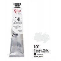 Фарба олійна, Білила титанові, 45мл, ROSA Gallery, фото 1