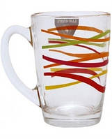 Стеклянная кружка Luminarc New Morning Rubans для чая и кофе 320 мл (N1219) Оригинал