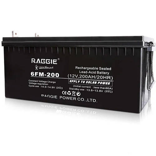 Аккумулятор для бесперебойного питания RAGGIE AGM 6FM 12 V 200 Ah (ID ...