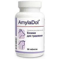 Витаминно-минеральная добавка Dolfos AmylaDol при заболеваниях поджелудочной железы для собак и котов, 90 табл