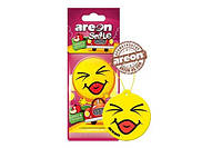 Ароматизатор Areon Smile Яблоко Корица (картонная подвеска)