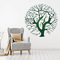 Трафарет для покраски, Дерево, одноразовый из самоклеющей пленки 95 х 95 см