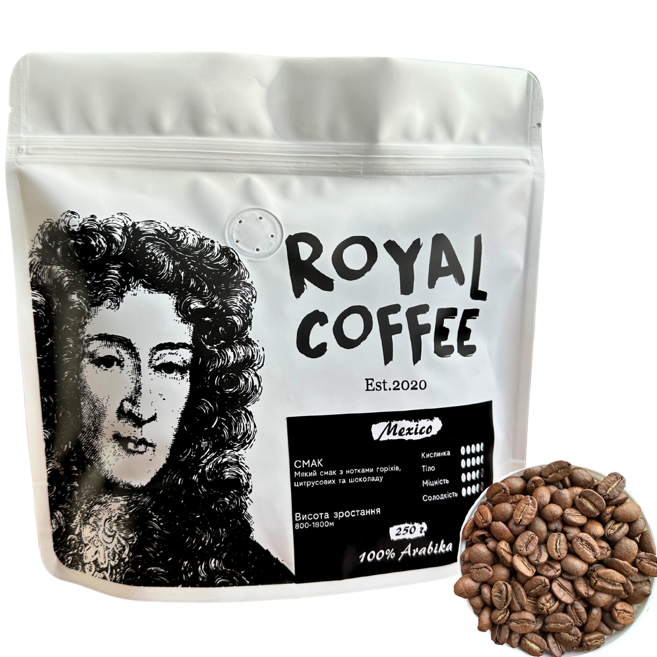 Кава зернова Мексика | Mexico Extra Prime 17/18 scr., фото 1