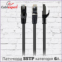 Патч-корд S/FTP категория 6А Cablexpert PP6A-LSZHCU-5M 5 метров Красный Черный