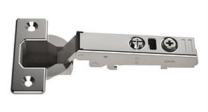 Завіса меблева HAFELE METALLA D SM 300 311.04.000 накладна з механічним дотягом, сталь нікельована