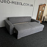Новий прямий розкладний в тканині диван, фото 6