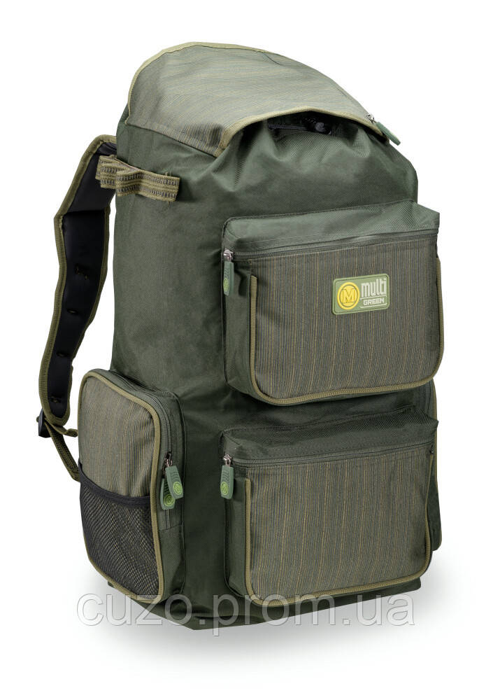 Mivardi Bagpack Multi Green 50 Карповий рюкзак для риболовлі 50 л M-M-BMG50