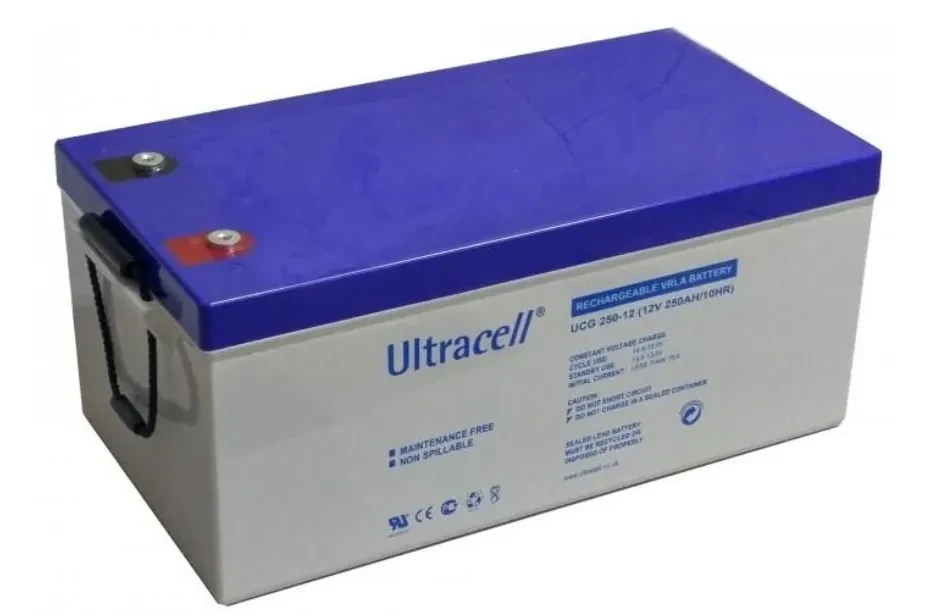 Батарея акумуляторна Ultracell UCG250-12, 12В, 250Ач, AGM