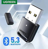 USB Bluetooth-адаптер Ugreen Bluetooth 5.3 передатчик для компьютера ноутбука Black (CM591)