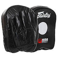 Лапа изогнутая кожаная для бокса и единоборств (2шт) Fairtex MMA Performance 3356 17x20x7см Black