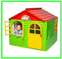 Долони детский игровой домик для улицы дома D3E4F Пластиковый домик для детей со шторками, Дитячі будиночки