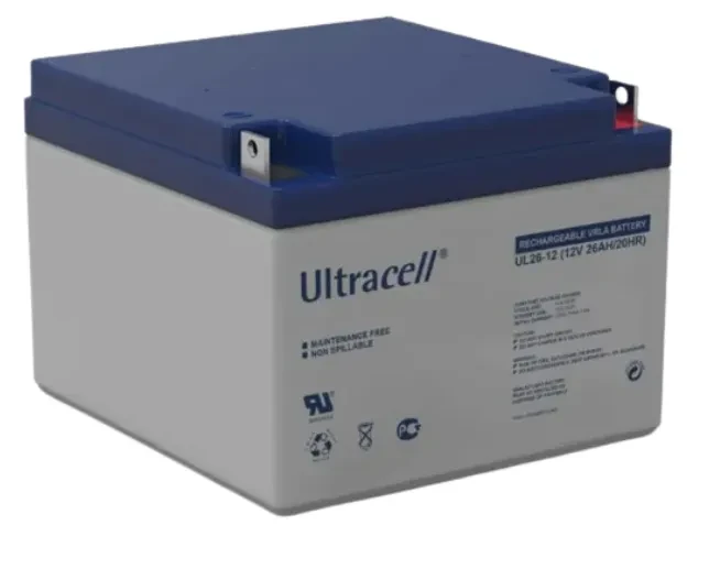 Батарея акумуляторна Ultracell UCG26-12, 12В, 26Ач, AGM