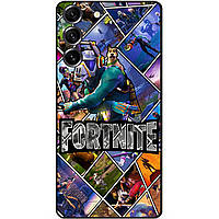 Силіконовий чохол бампер для Samsung S23 Plus з картинкою Фортнайт Fortnite