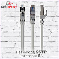 Патч-корд S/FTP категория 6А Cablexpert PP6A-LSZHCU-3M 3 метра
